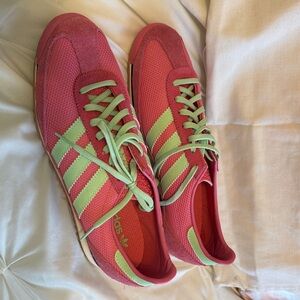 Adidas Pink and Mint Green Trainers